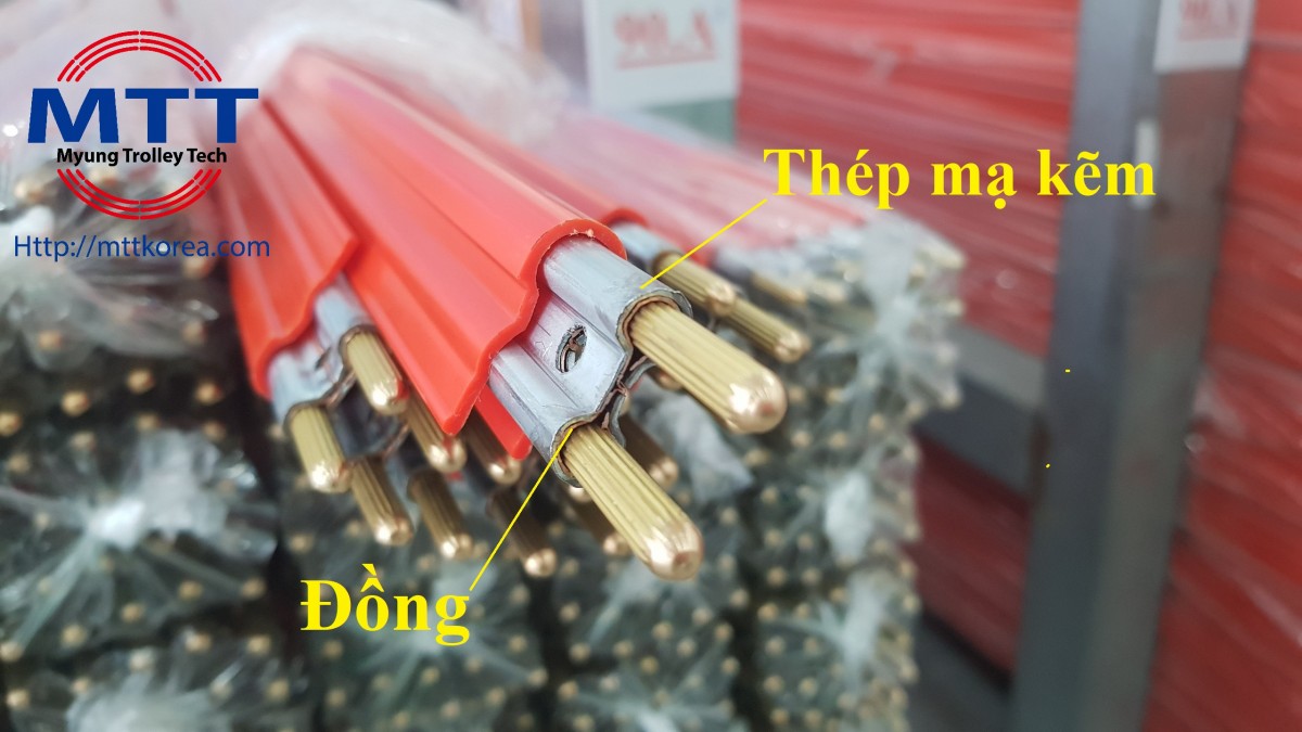 Thiết Bị Cầu Trục MTT Hàn Quốc Ray điện an toàn 90A Hàn Quốc Thiết Bị Cầu Trục MTT Hàn Quốc Ray điện an toàn 90A Hàn Quốc