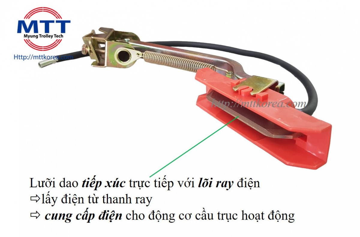 Thiết Bị Cầu Trục MTT Hàn Quốc Tay lấy điện 90A cầu trục Hàn Quốc Thiết Bị Cầu Trục MTT Hàn Quốc Tay lấy điện 90A cầu trục Hàn Quốc