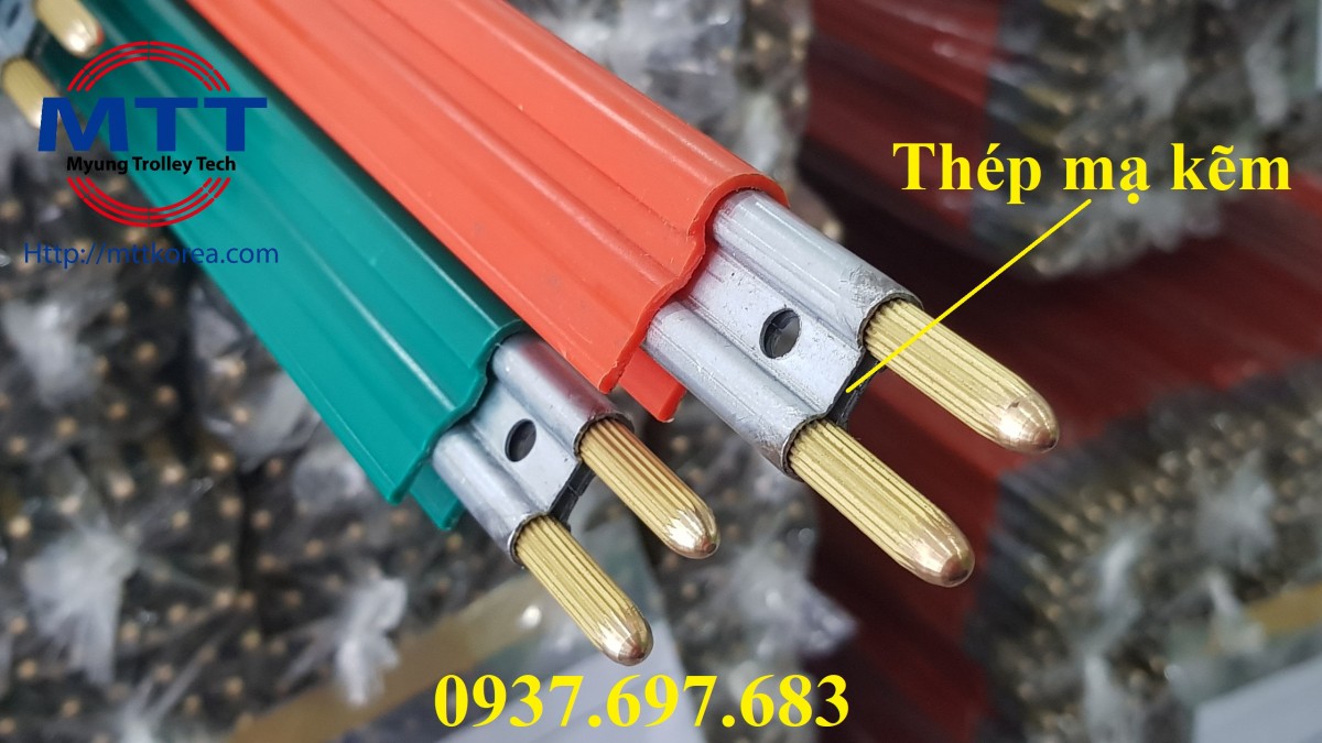 Thiết Bị Cầu Trục MTT Hàn Quốc Ray điện Hàn Quốc 1P 60A Thiết Bị Cầu Trục MTT Hàn Quốc Ray điện Hàn Quốc 1P 60A