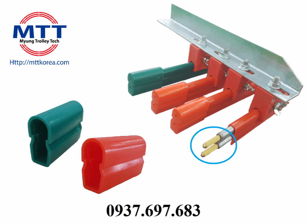 Chụp cuối ray điện an toàn cầu trục avatar