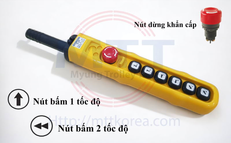 Thiết Bị Cầu Trục MTT Hàn Quốc Tay bấm điều khiển H06ECAA cầu trục Thiết Bị Cầu Trục MTT Hàn Quốc Tay bấm điều khiển H06ECAA cầu trục