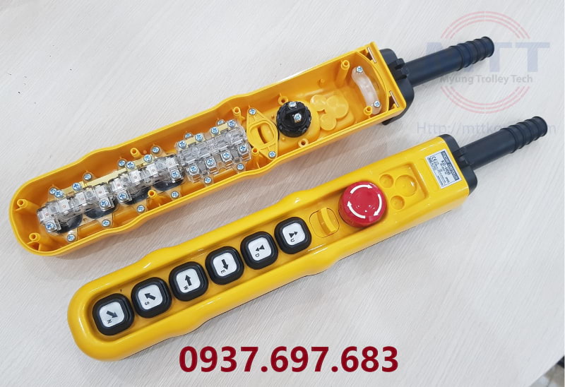 Thiết Bị Cầu Trục MTT Hàn Quốc Tay bấm điều khiển H06ECAA cầu trục Thiết Bị Cầu Trục MTT Hàn Quốc Tay bấm điều khiển H06ECAA cầu trục