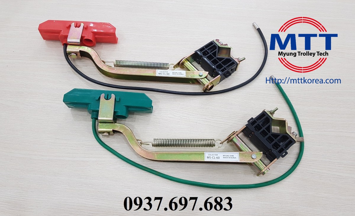 Thiết Bị Cầu Trục MTT Hàn Quốc Chổi tiếp điện 60A PVC cầu trục Thiết Bị Cầu Trục MTT Hàn Quốc Chổi tiếp điện 60A PVC cầu trục