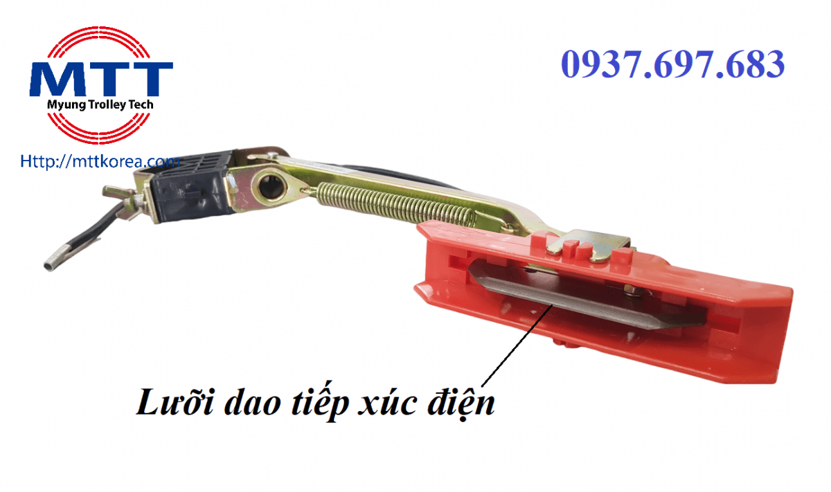 Thiết Bị Cầu Trục MTT Hàn Quốc Chổi tiếp điện 60A PVC cầu trục Thiết Bị Cầu Trục MTT Hàn Quốc Chổi tiếp điện 60A PVC cầu trục