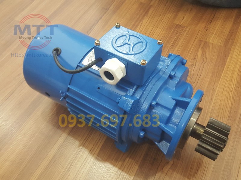 Thiết Bị Cầu Trục MTT Hàn Quốc Motor dầm biên 1.5kw x 4P Hyundai 