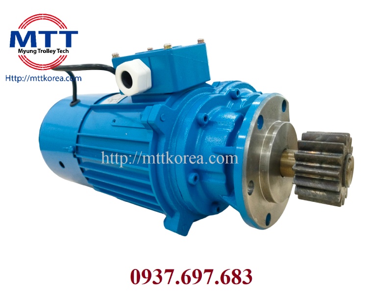 Thiết Bị Cầu Trục MTT Hàn Quốc Motor dầm biên 1.5kw x 4P Hyundai 
