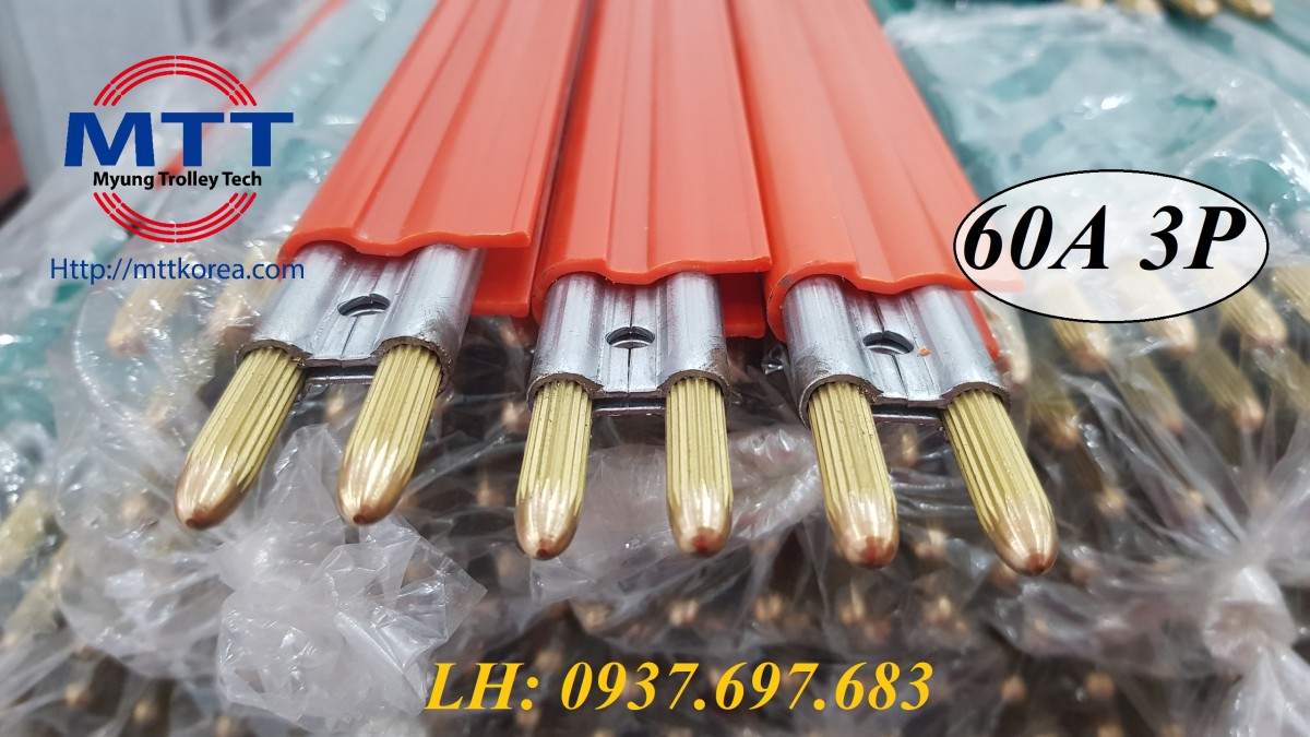Thiết Bị Cầu Trục MTT Hàn Quốc Ray điện cầu trục 1P 3P 4P Thiết Bị Cầu Trục MTT Hàn Quốc Ray điện cầu trục 1P 3P 4P