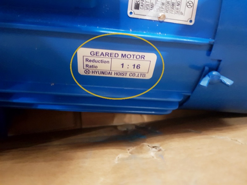 Thiết Bị Cầu Trục MTT Hàn Quốc Motor dầm biên 1.5kw x 4P Hyundai 