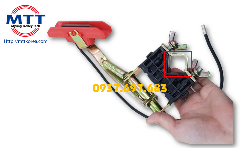 Thiết Bị Cầu Trục MTT Hàn Quốc Chổi tiếp điện 60A PVC cầu trục Thiết Bị Cầu Trục MTT Hàn Quốc Chổi tiếp điện 60A PVC cầu trục
