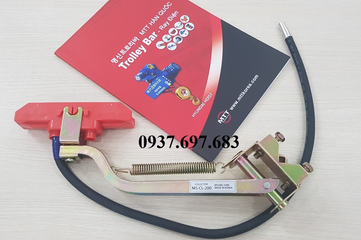 Thiết Bị Cầu Trục MTT Hàn Quốc Chổi tiếp điện 1P 200A cầu trục 