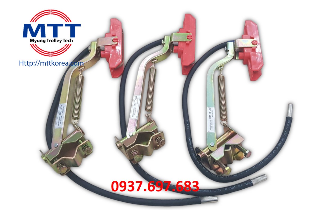 Thiết Bị Cầu Trục MTT Hàn Quốc Chổi tiếp điện 1P 200A cầu trục 