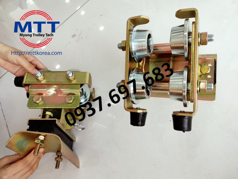 Thiết Bị Cầu Trục MTT Hàn Quốc Con lăn treo cáp dầm I 