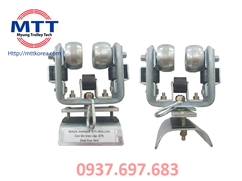 Con lăn dẫn cáp dầm I - loại trục lăn