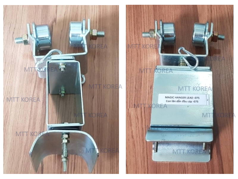 Thiết Bị Cầu Trục MTT Hàn Quốc Con lăn đầu cáp dầm I 