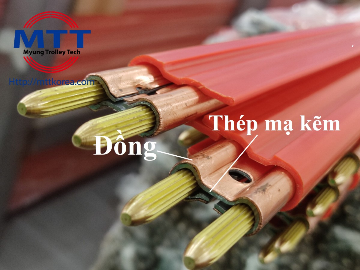 Thiết Bị Cầu Trục MTT Hàn Quốc Ray điện an toàn 150A cầu trục Thiết Bị Cầu Trục MTT Hàn Quốc Ray điện an toàn 150A cầu trục