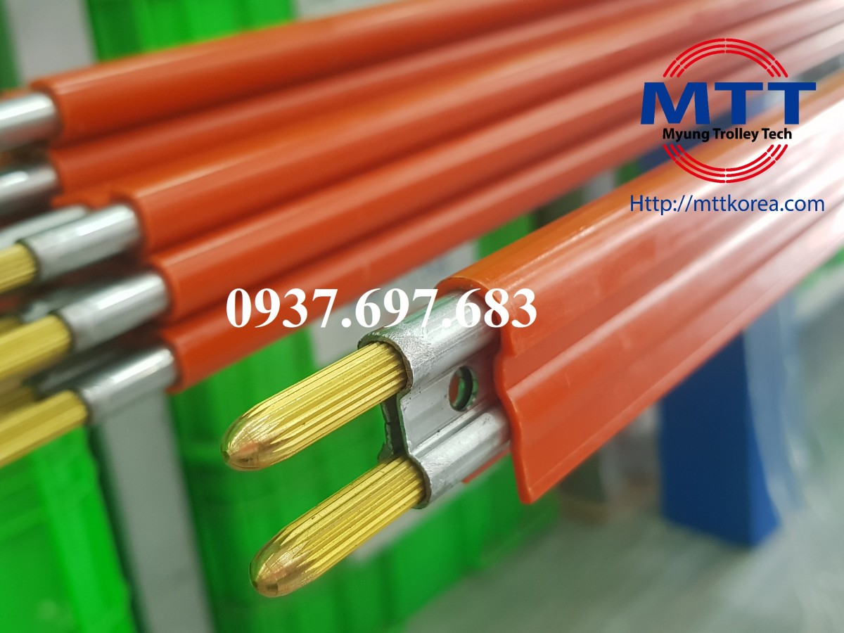 Thiết Bị Cầu Trục MTT Hàn Quốc Ray điện Hàn Quốc 1P 60A Thiết Bị Cầu Trục MTT Hàn Quốc Ray điện Hàn Quốc 1P 60A