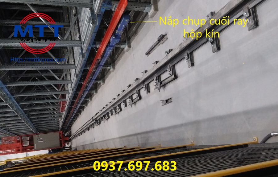 Thiết Bị Cầu Trục MTT Hàn Quốc Nắp chụp cuối ray hộp kín 4P Thiết Bị Cầu Trục MTT Hàn Quốc Nắp chụp cuối ray hộp kín 4P