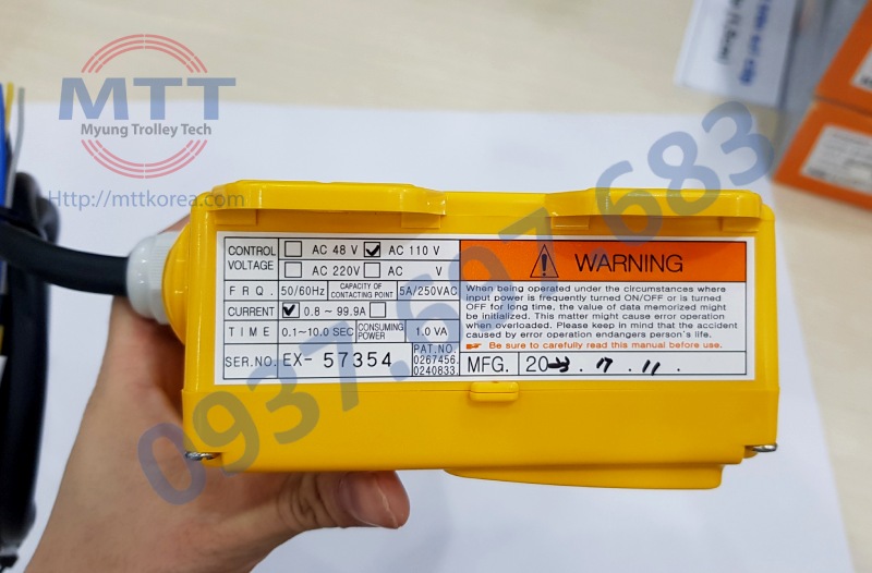 Thiết Bị Cầu Trục MTT Hàn Quốc Bộ báo quá tải cầu trục Jungho JDL-100 Thiết Bị Cầu Trục MTT Hàn Quốc Bộ báo quá tải cầu trục Jungho JDL-100