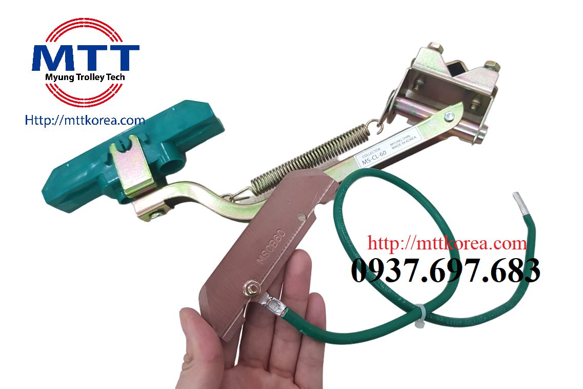 Thiết Bị Cầu Trục MTT Hàn Quốc Lá than chổi điện 60A cầu trục 