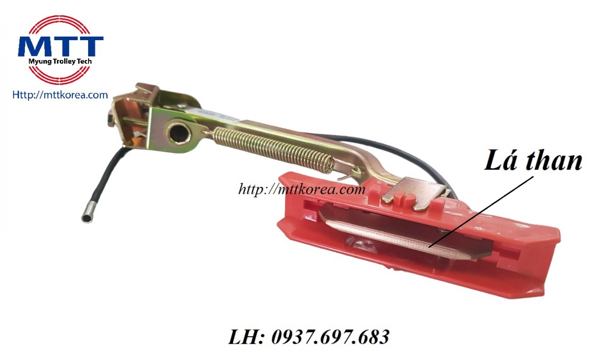Thiết Bị Cầu Trục MTT Hàn Quốc Lá than tay lấy điện 60A cầu trục Thiết Bị Cầu Trục MTT Hàn Quốc Lá than tay lấy điện 60A cầu trục
