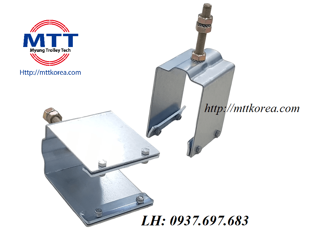 Thiết Bị Cầu Trục MTT Hàn Quốc Kẹp cố định ray điện hộp kín Thiết Bị Cầu Trục MTT Hàn Quốc Kẹp cố định ray điện hộp kín