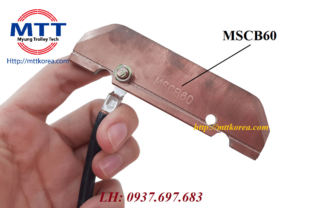 Thiết Bị Cầu Trục MTT Hàn Quốc Chổi tiếp điện cầu trục 60A 