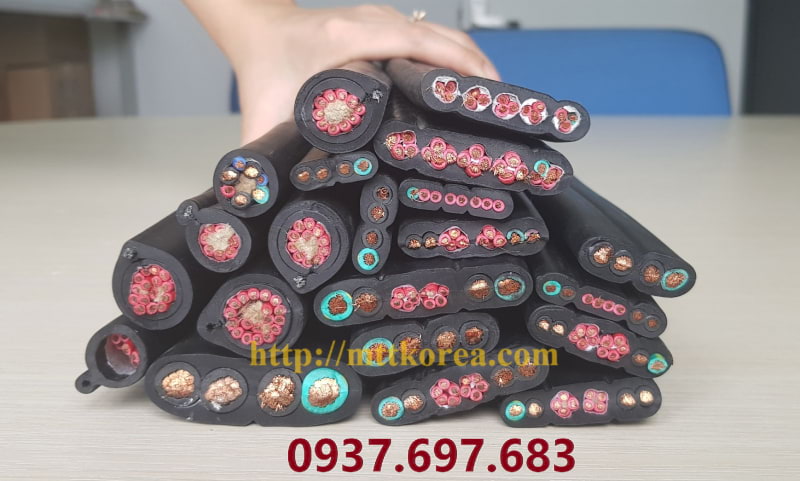 Thiết Bị Cầu Trục MTT Hàn Quốc Cáp điện tròn 1.5SQx15C cầu trục Thiết Bị Cầu Trục MTT Hàn Quốc Cáp điện tròn 1.5SQx15C cầu trục
