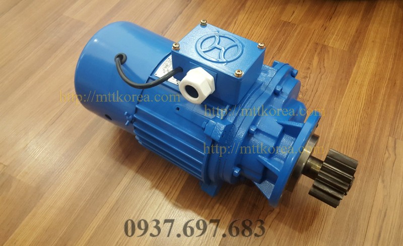 Thiết Bị Cầu Trục MTT Hàn Quốc Motor dầm biên cầu trục 0.75kWx4P 