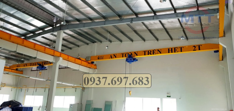 Thiết Bị Cầu Trục MTT Hàn Quốc Motor dầm biên 1.5kw x 4P Hyundai 