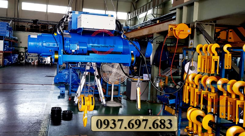 Thiết Bị Cầu Trục MTT Hàn Quốc Palang cáp dầm đôi 40 tấn Hyundai Thiết Bị Cầu Trục MTT Hàn Quốc Palang cáp dầm đôi 40 tấn Hyundai
