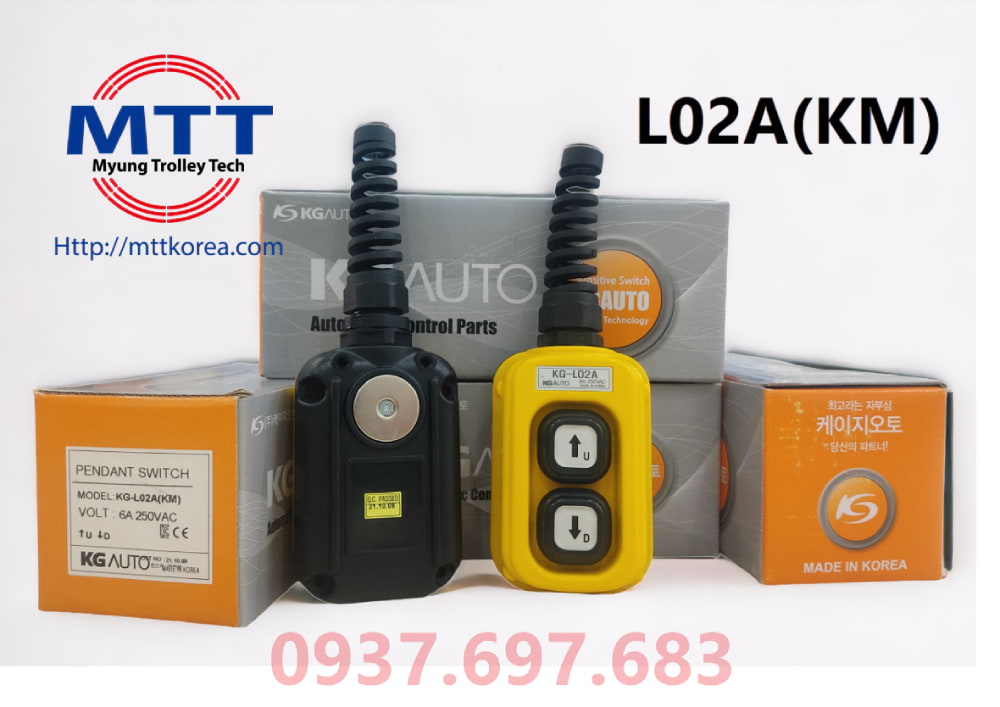 Tay bấm điều khiển L02A(KM) loại 2 nút