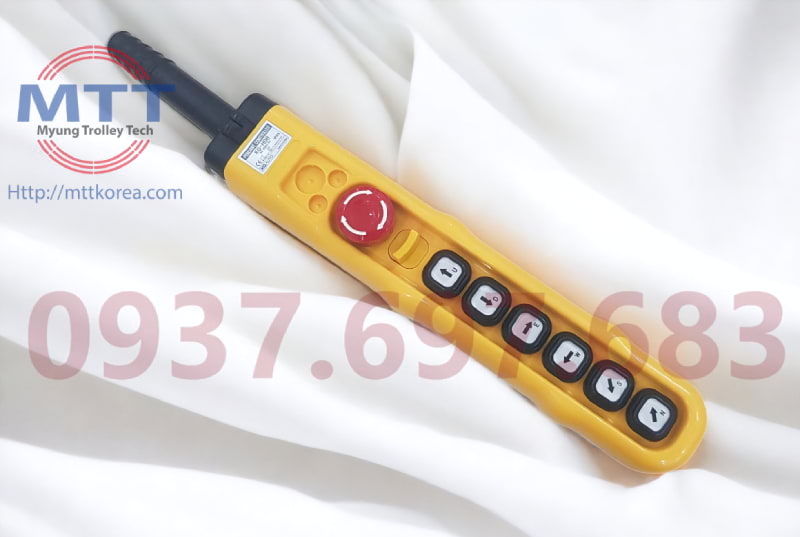 Thiết Bị Cầu Trục MTT Hàn Quốc Tay bấm điều khiển H06EAAA có dây Thiết Bị Cầu Trục MTT Hàn Quốc Tay bấm điều khiển H06EAAA có dây