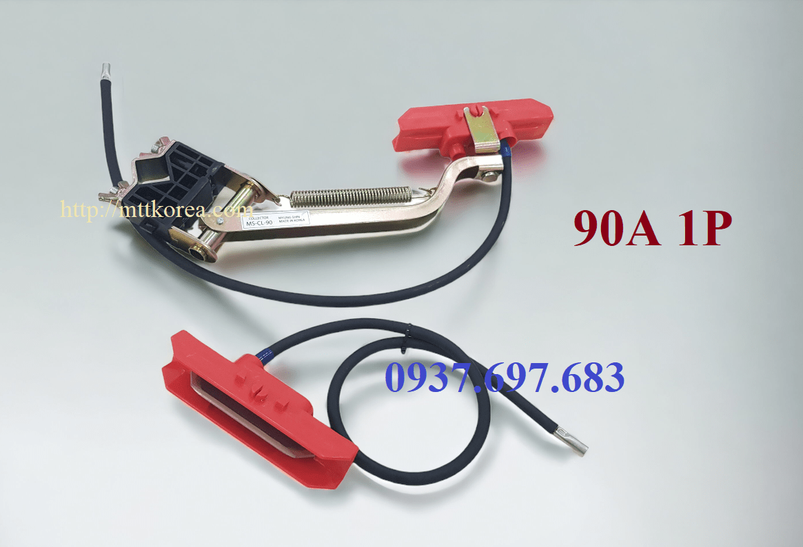 Thiết Bị Cầu Trục MTT Hàn Quốc Đầu chổi tiếp điện 90A Thiết Bị Cầu Trục MTT Hàn Quốc Đầu chổi tiếp điện 90A