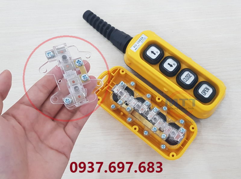 Thiết Bị Cầu Trục MTT Hàn Quốc Tay bấm điều khiển 4 nút L04AA(K) 