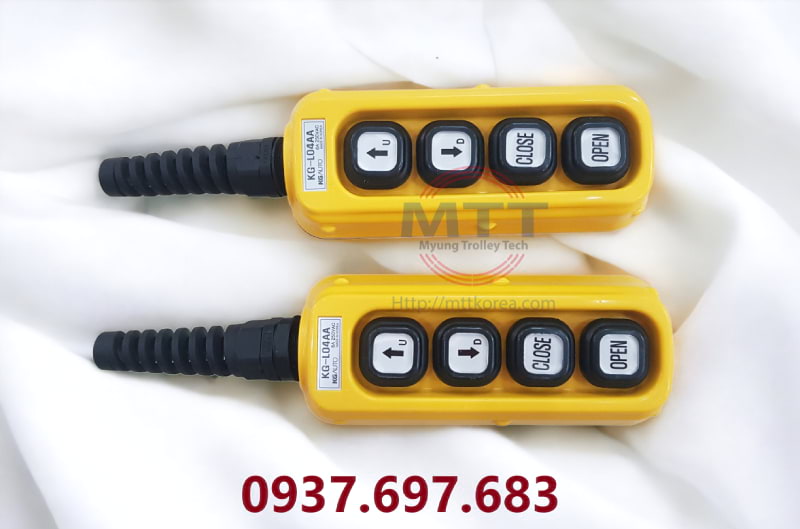 Thiết Bị Cầu Trục MTT Hàn Quốc Tay bấm điều khiển 4 nút L04AA(K) 