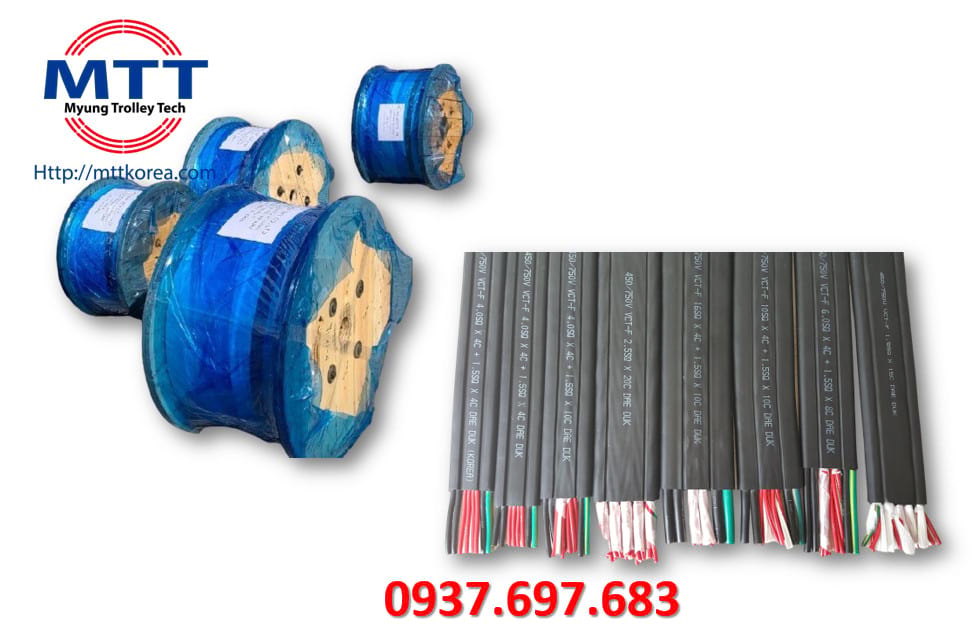 Cáp dẹt cầu trục 16SQX4C