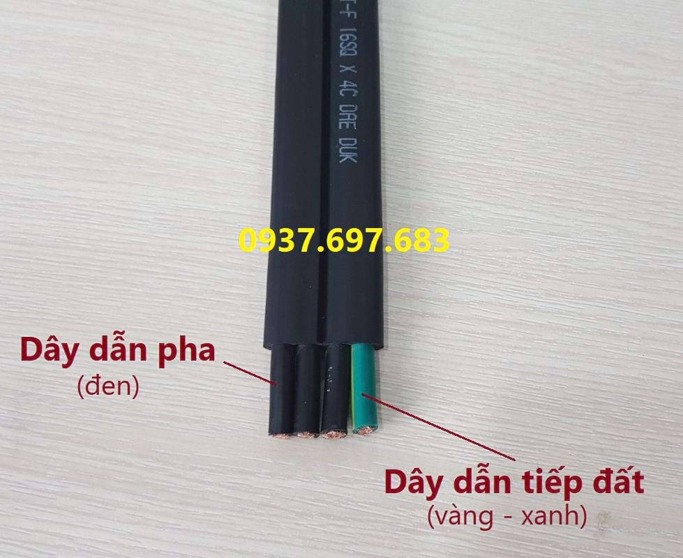 Thiết Bị Cầu Trục MTT Hàn Quốc Cáp dẹt cầu trục 16SQx4C Thiết Bị Cầu Trục MTT Hàn Quốc Cáp dẹt cầu trục 16SQx4C