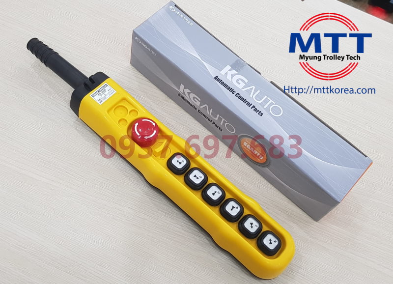 Thiết Bị Cầu Trục MTT Hàn Quốc Tay bấm điều khiển tời điện H06ECCC 