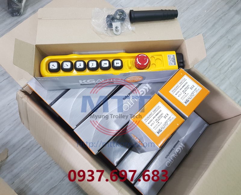 Thiết Bị Cầu Trục MTT Hàn Quốc Tay bấm điều khiển tời điện H06ECCC 