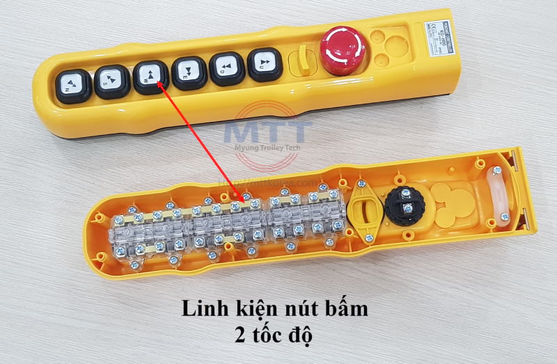 Thiết Bị Cầu Trục MTT Hàn Quốc Tay bấm điều khiển tời điện H06ECCC 