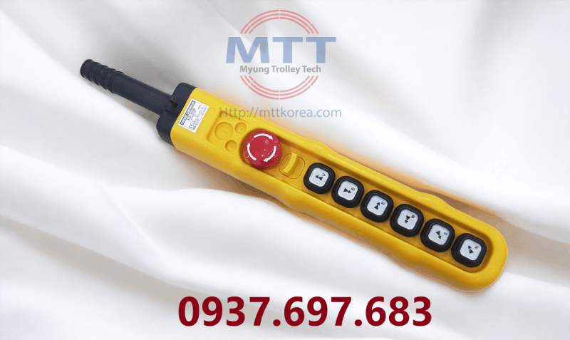 Thiết Bị Cầu Trục MTT Hàn Quốc Tay bấm điều khiển tời điện H06ECCC 