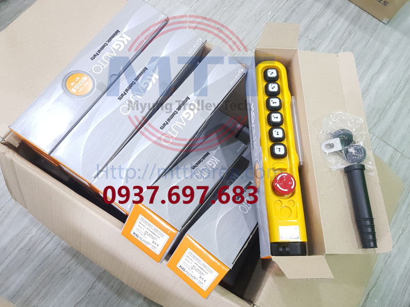 Thiết Bị Cầu Trục MTT Hàn Quốc Tay bấm điều khiển tời điện H06ECCC 