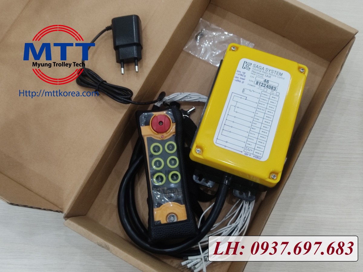 Thiết Bị Cầu Trục MTT Hàn Quốc Bộ điều khiển cầu trục SAGA-1200N 