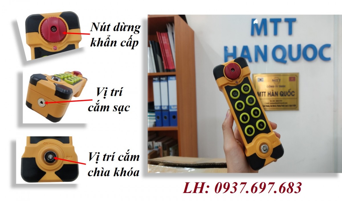 Thiết Bị Cầu Trục MTT Hàn Quốc Bộ điều khiển cầu trục SAGA-800N Thiết Bị Cầu Trục MTT Hàn Quốc Bộ điều khiển cầu trục SAGA-800N