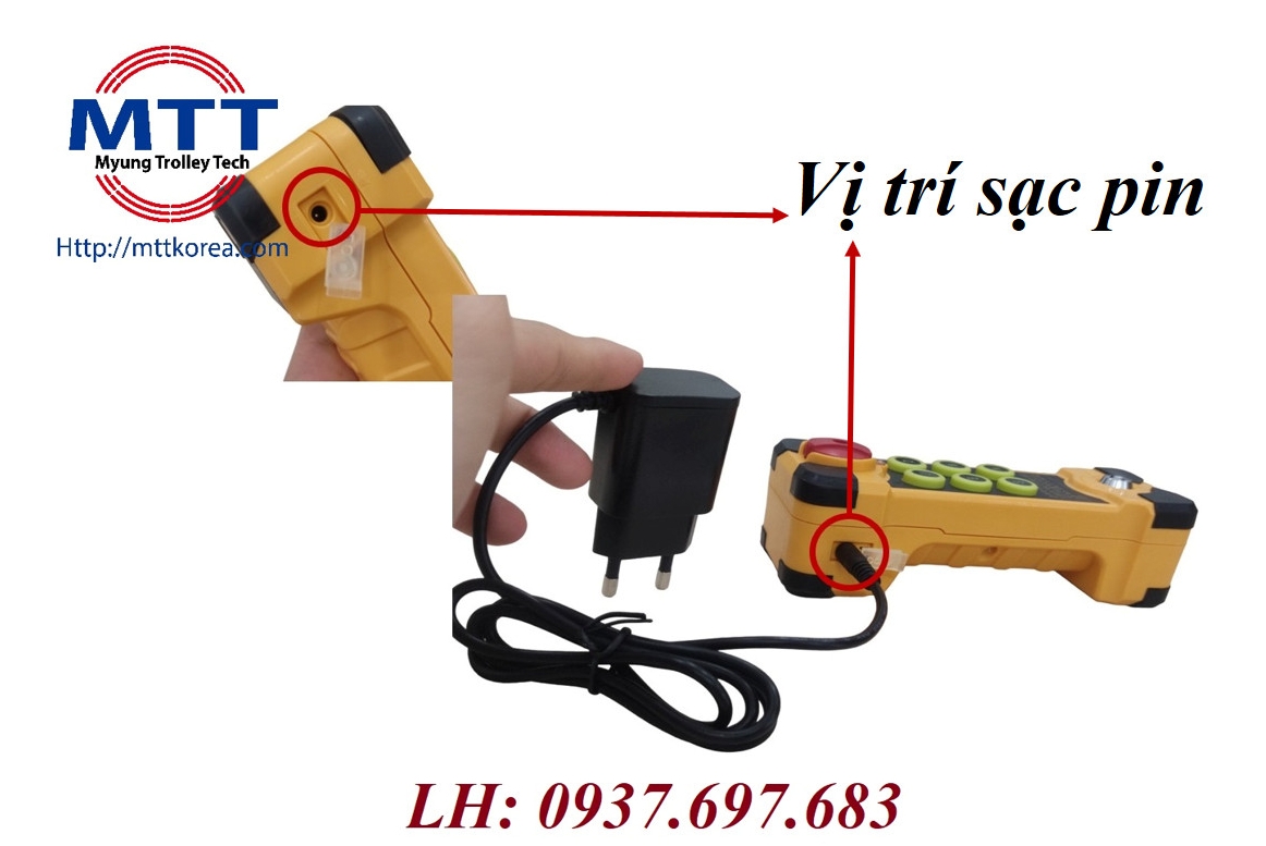 Thiết Bị Cầu Trục MTT Hàn Quốc Bộ điều khiển cầu trục SAGA-1200N 