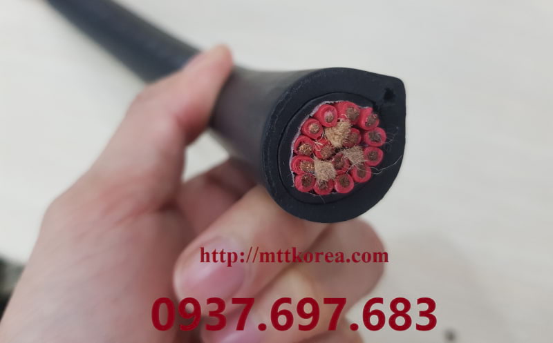 Thiết Bị Cầu Trục MTT Hàn Quốc Cáp điện tròn 1.5SQx15C cầu trục Thiết Bị Cầu Trục MTT Hàn Quốc Cáp điện tròn 1.5SQx15C cầu trục