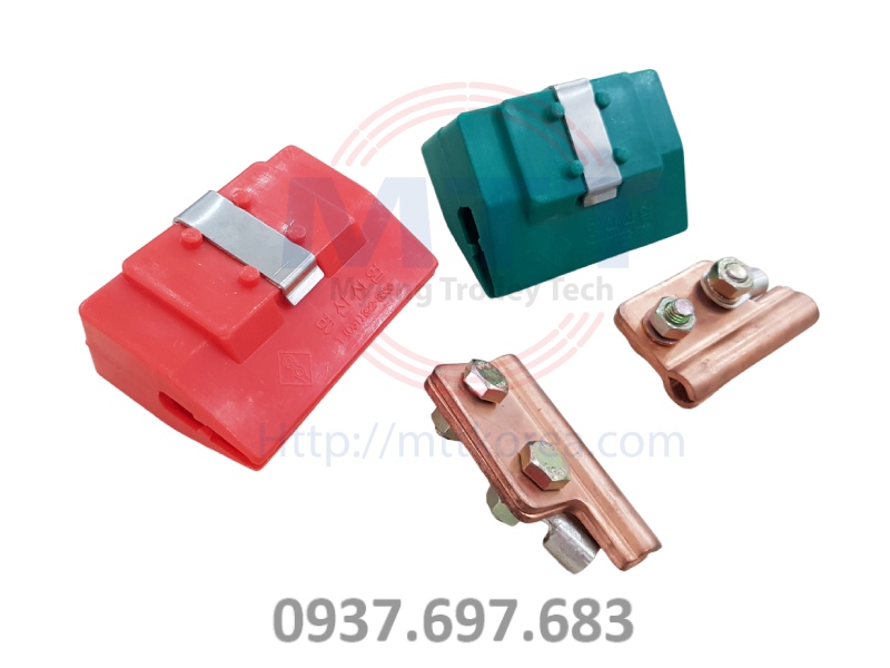 Đầu nối nguồn ray điện 300A cầu trục