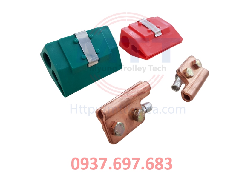 Thiết Bị Cầu Trục MTT Hàn Quốc Đầu nối nguồn ray điện 300A cầu trục 